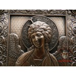 Икона православная, настольная/настенная, медная «Ангел-хранитель» [6000-77]