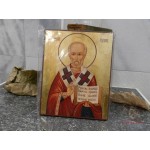 Икона православная золотофонная «Святой Николай» [200-001]