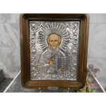Икона «Николай Чудотворец» в деревянной раме [600-34]