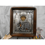 Икона «Святой Николай Чудотворец с предстоящими» [600-39]
