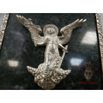 Икона посеребренная, под старину «Ангел Хранитель» [600-9]
