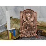 Икона православная, настольная, медная «Ангел-хранитель» [600-26]