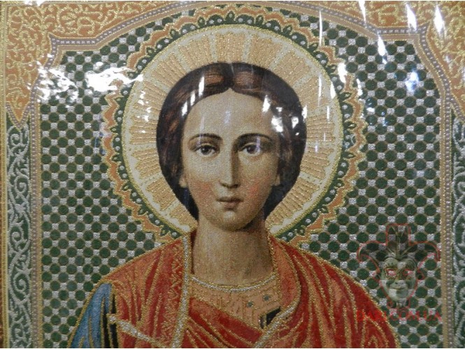 Икона православная, гобелен «Святой Пантелеимон Целитель» [4031.255-3]