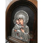 Икона православная в ризах «Божья матерь Владимирская» [600-29]