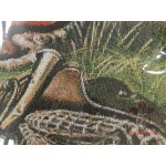 Гобелен настенный (тканевое панно) в раме «Охотники на привале» [4015.03-3]