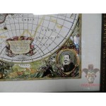 Картина-репродукция старинной карты «Карта Hondio» [6039.27]