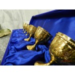 Набор рюмок/бокалов подарочный в футляре «Золотые чаши» [8017.44-2]