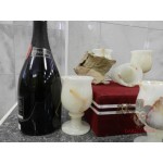 Бокалы из оникса, подарочный набор «Вино в камне» [8030.09]