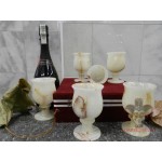 Бокалы из оникса, подарочный набор «Вино в камне» [8030.09]