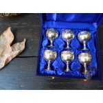 Набор рюмок, подарочный, в футляре «Серебро в синем» [7013.14-1]