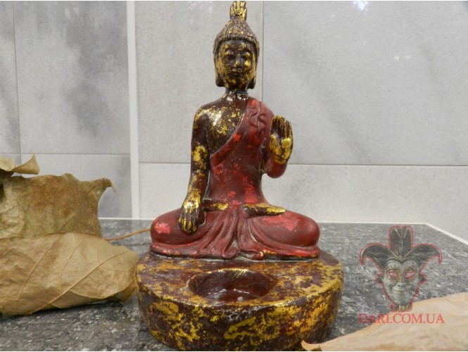 Статуэтка Будды, подсвечник под чайную свечу, «Просветлённый» [709.361]