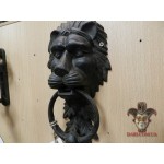 Декоративные дверные колотушки-молотки (дом, калитка) «Лев»