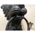 Декоративные дверные колотушки-молотки (дом, калитка) «Лев»