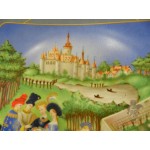 Тарелка настольная коллекционная «Реверанс средневековью» [800-33]
