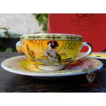 Чайный сервиз (чашки + блюдца), подарочный «Лимонные мечты» [609.054-9 ]