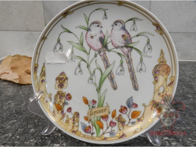 Декоративная тарелка, коллекционная «Январь» [800-474-7]