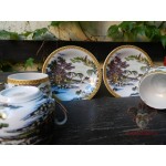Кофейные чашки с блюдцами, подарочный набор «Цветущий клён» [609.054-3]