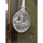 Оловянная ложка, подарок на оловянную свадьбу «Башня» [800-205-2]