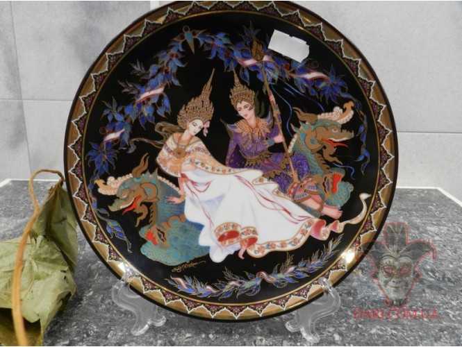 Декоративная тарелка «На драконовом троне» [800-377]