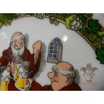Тарелка сувенирная настенная «Монахи» [800-30]