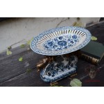 Декоративная ваза-блюдо «Близнецы», серия «Зимняя орхидея» [800-586]