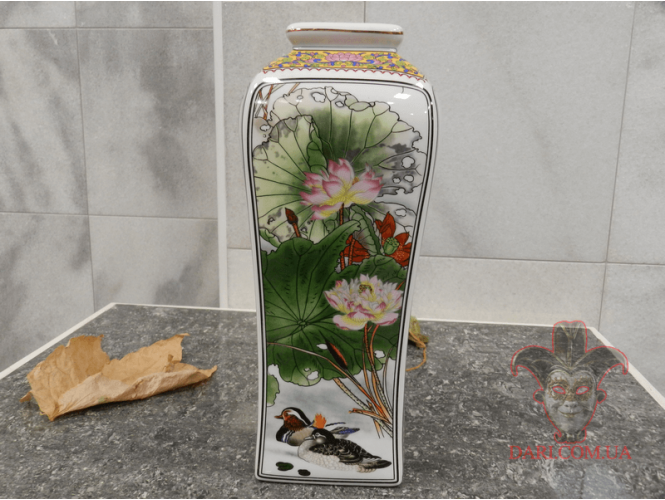 Декоративная ваза «Семейные птицы» [1009.504]