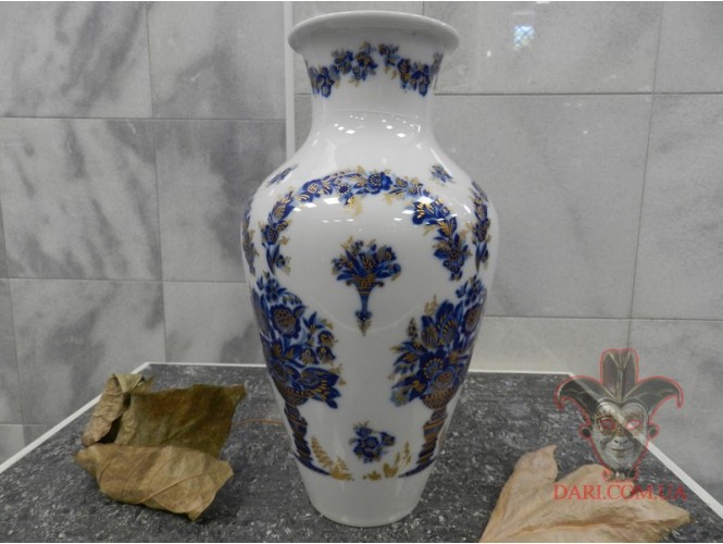 Керамическая ваза, фарфор, Германия «Цветочная арка» [800-488]