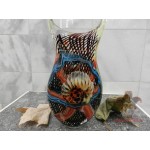 Стеклянная ваза для цветов «Маленькое цветное платье» [800-563]