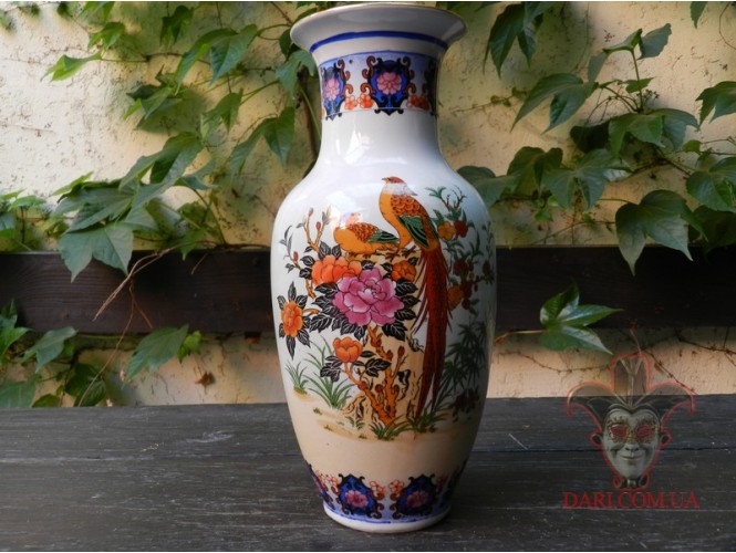 Декоративная ваза, фарфор «Фазаны» [800-106 ]